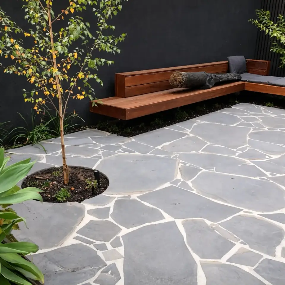 Crazy Paving Courtyard